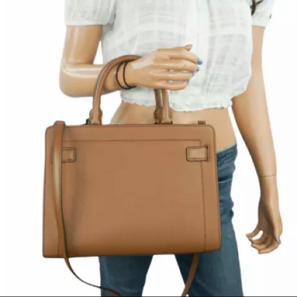 💗MICHAEL KORS💗RAYNE Medium Size leather satchel in powder blush. New with tags - Picture 15 of 16